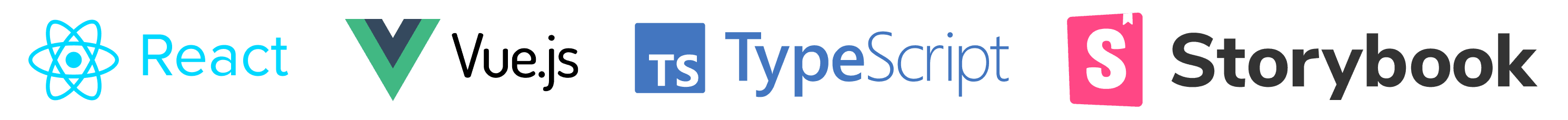 React, Vue.js, TypeScript